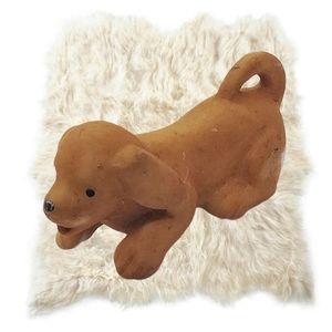 💥 $1 with a minimum $10 Purchase. Miniature Ceramic Puppy